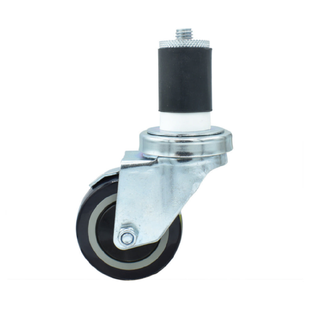 BK Resources 3SBR-3RA-PLY-TLB - Swivel Caster, 1-1/2" Expanding Stem, 3" Polyurethane Wheel