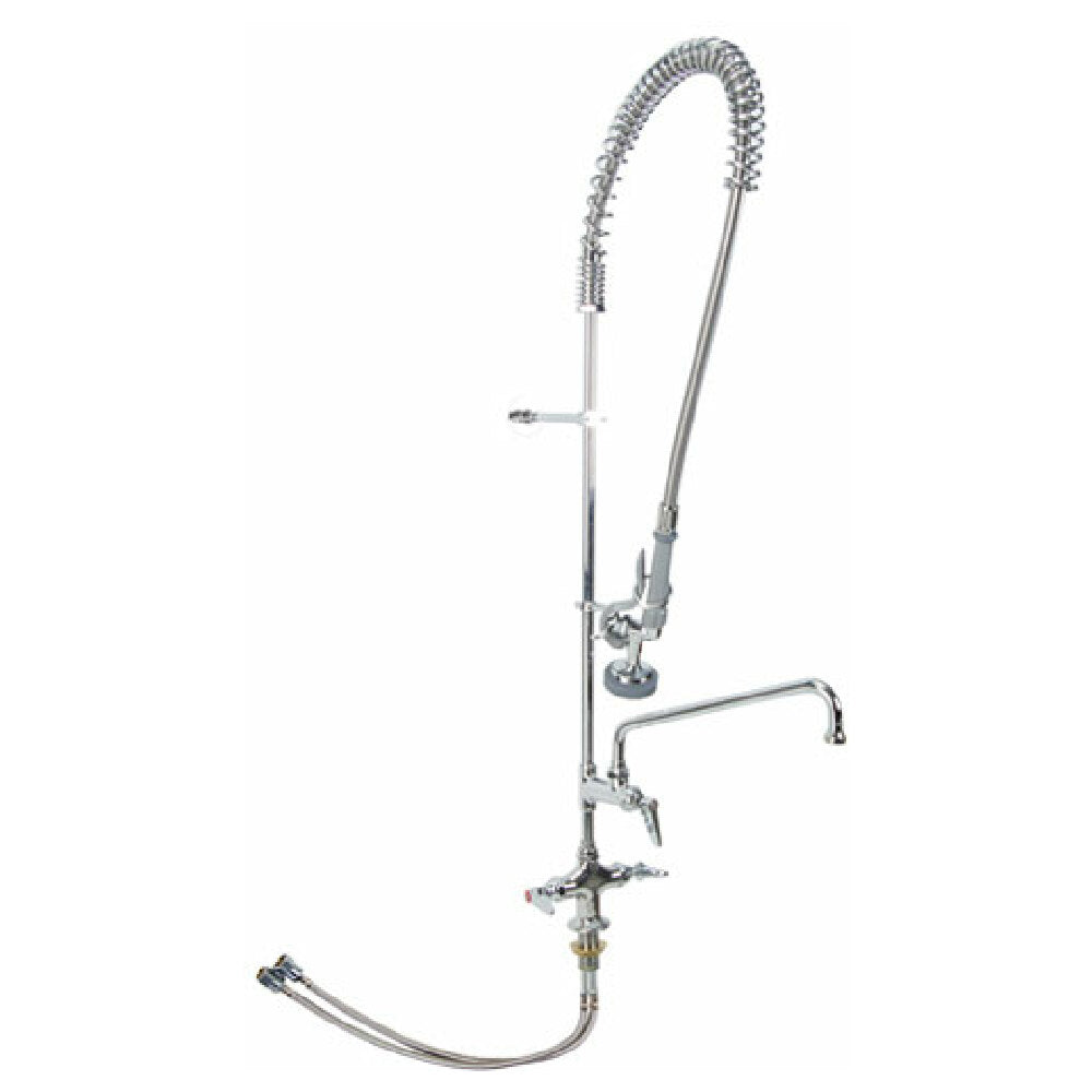 T&S Brass B0113ADF12B Pre Rinse Deck Mnt W/add On Faucet