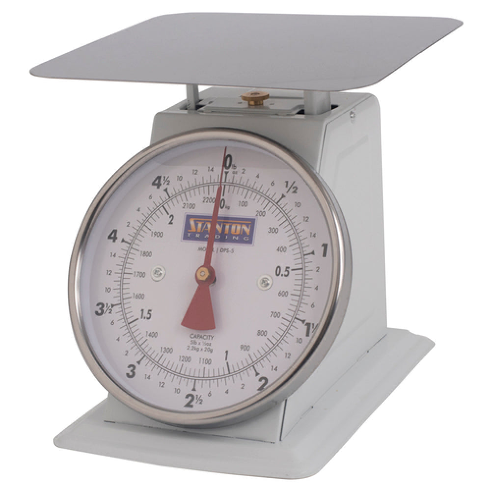 Stanton Trading DPS-5 - Portion Control Scale, Analog, 5 Lb. X 1/2 Oz. (1.1kg X 20g) Capacity