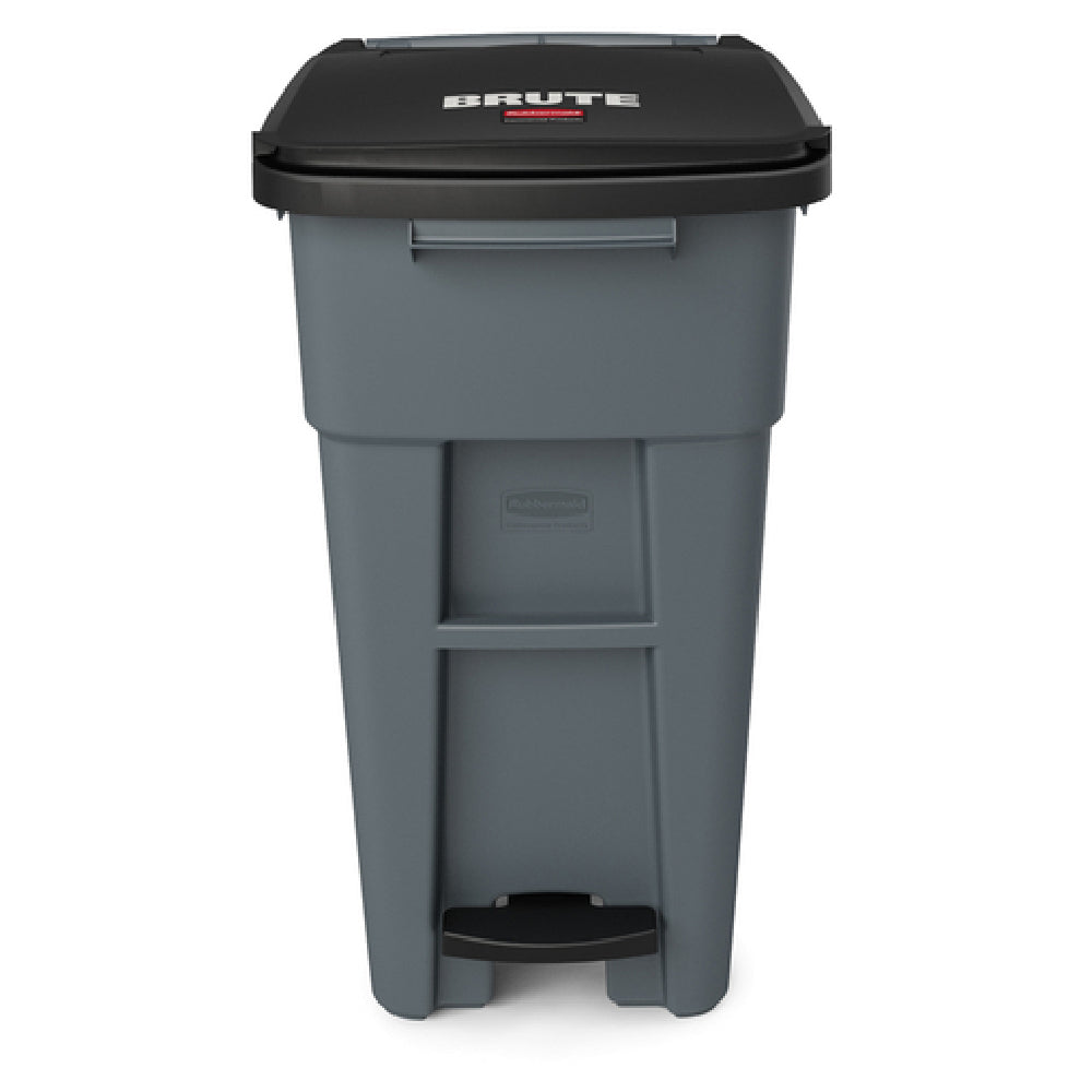 Rubbermaid 1971944 - BRUTE® Step-On Rollout Container, 32 Gallon Capacity, With Hinged Lid