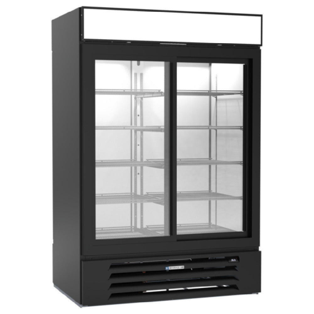 Beverage Air MMR45HC-1-B-PT - MarketMax™ Refrigerated Pass-thru Merchandiser, Reach-in
