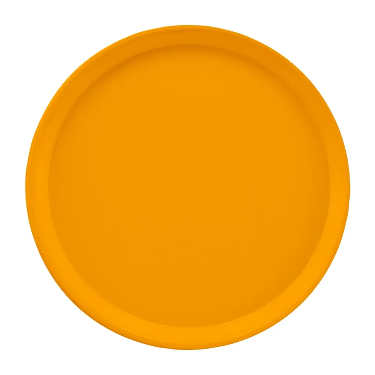 Cambro 1200504 Serving Camtray® Round 12" Dia. Mustard