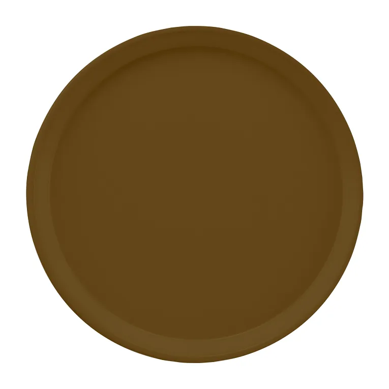 Cambro 1200513 Serving Camtray® Round 12" Dia. Leaf Brown