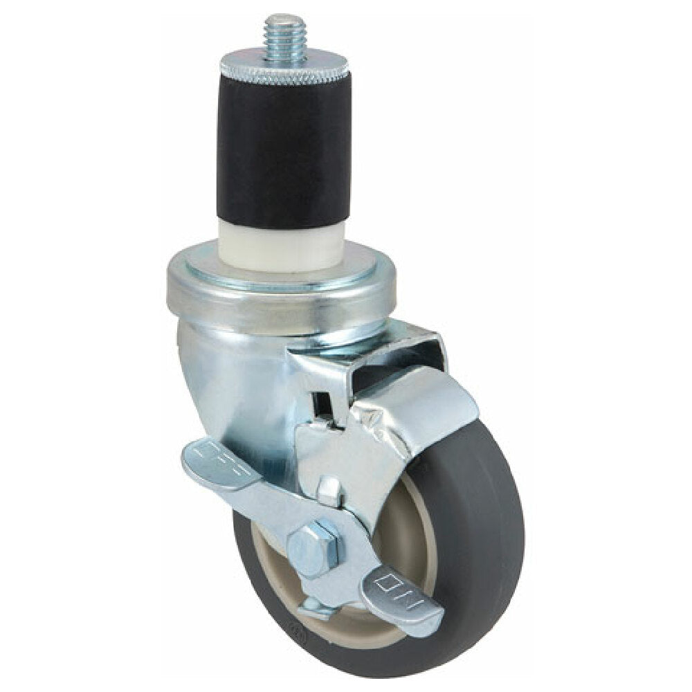Private Label 1201036 Caster Stem 3 1/2" W/brk Gry