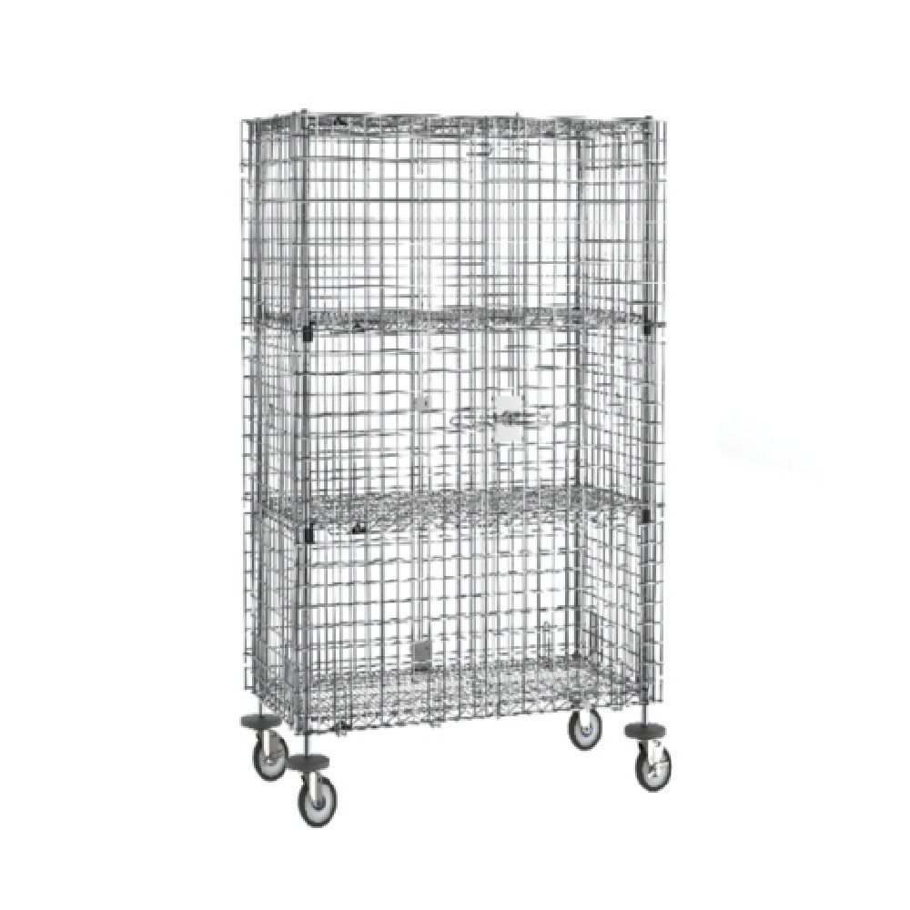 Metro SEC55EC-2EZ - Super Erecta® Security Unit, Mobile, Chrome Plated Finish