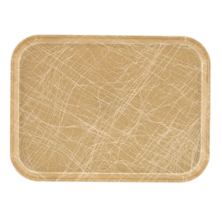 Cambro 1216214 Camtray® Rectangular 12" X 16-5/16" Abstract Tan