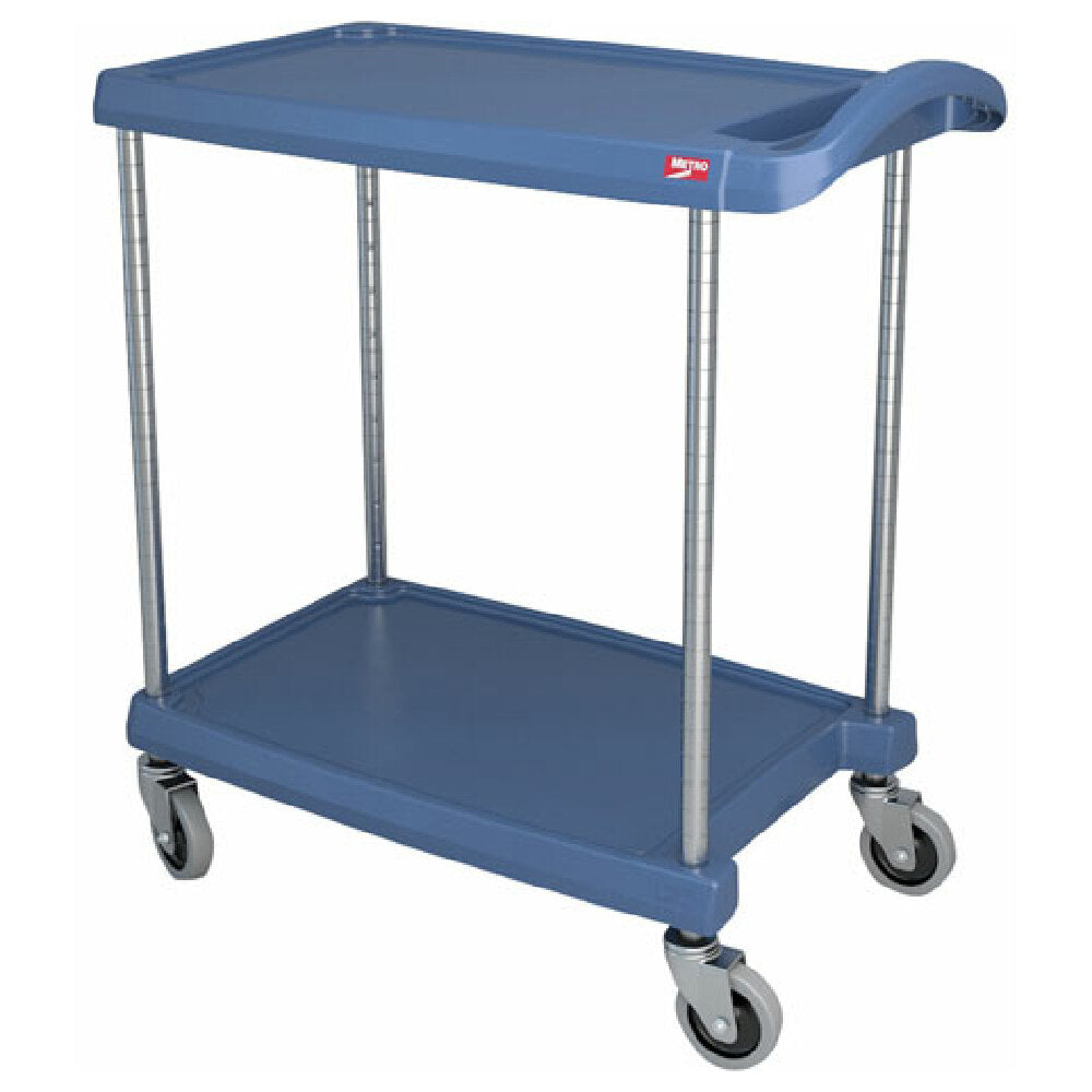Intermetro BC1627-24MB Cart Utility 2 Shelf Blue