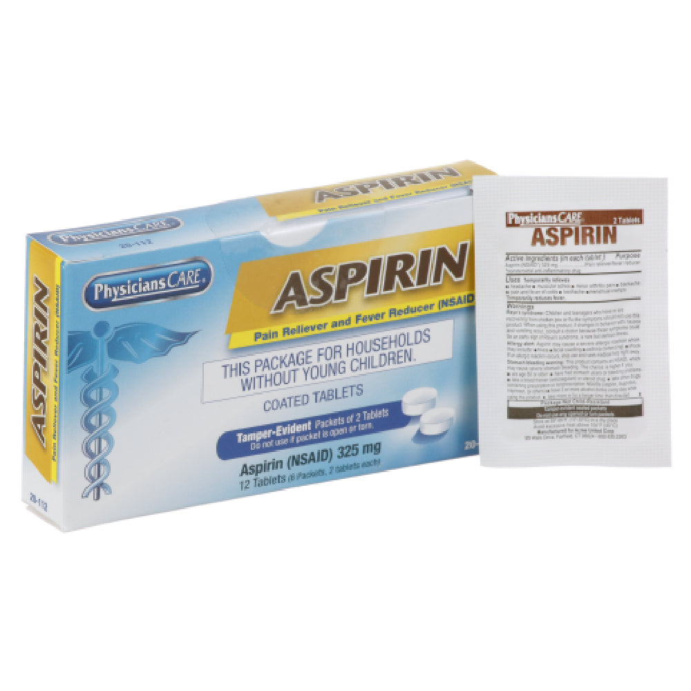 AllPoints 12702 Physicianscare Aspirin 6x2/box