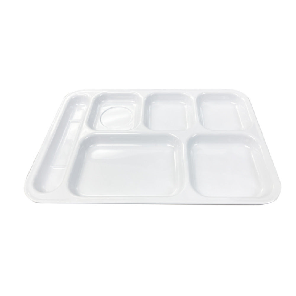 Thunder Group ML801W Tray 14-1/2"W X 10"D X 1-1/8"H Left Hand (6) Compartment