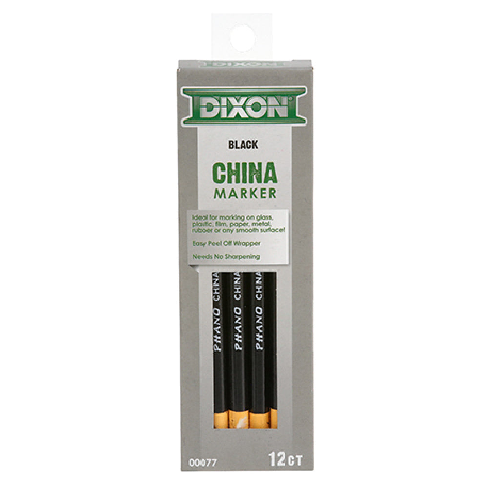 Private Label MVR1391063 Marker China Black Thin 12 Pk