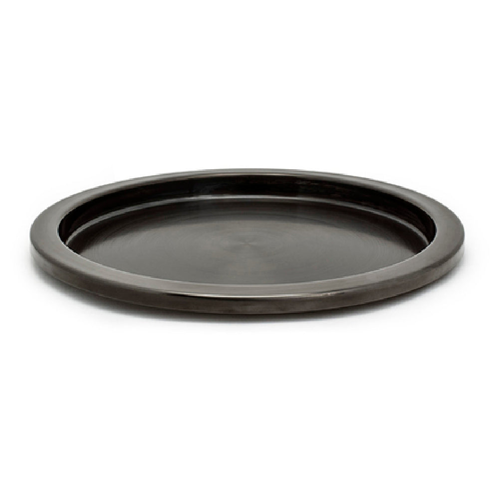 FOH RRT011BKS21 Sumatra Tray 14" Dia. X 3/4" Round