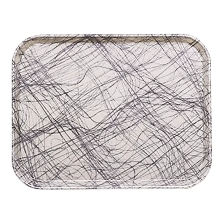 Cambro 1418277 Camtray® Rectangular 14" X 18" Swirl Gray