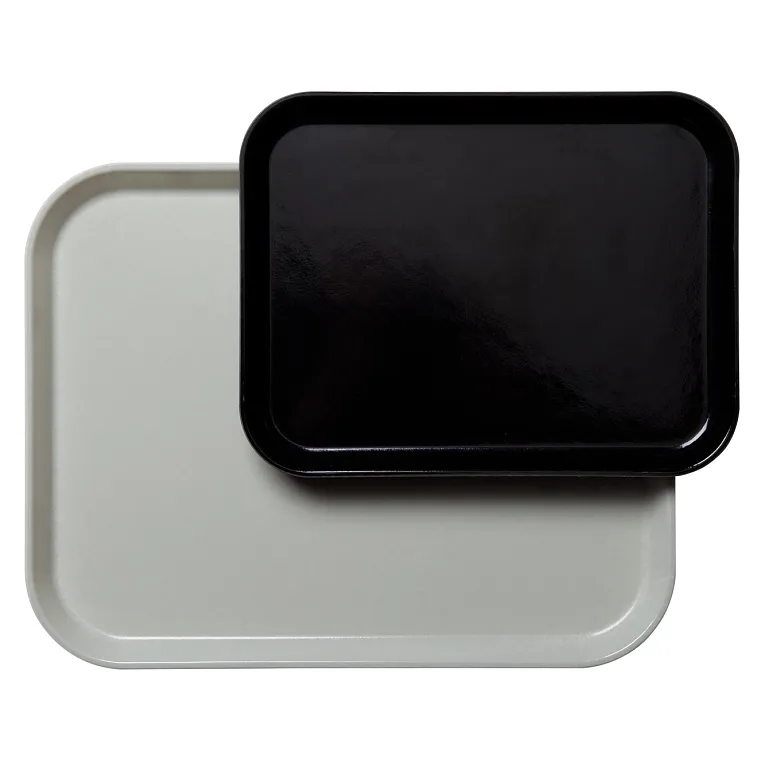 Cambro 1418CL163 Camlite® Tray Reinforced Edges 14" X 18" Rose Red