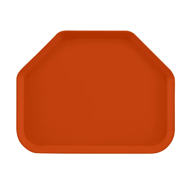 Cambro 1418TR220 Camtray® Trapezoid 14" X 18" Citrus Orange