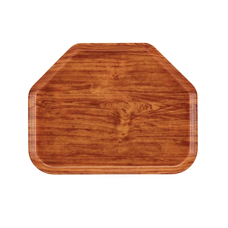 Cambro 1418TR309 Camtray® Trapezoid 14" X 18" Java Teak