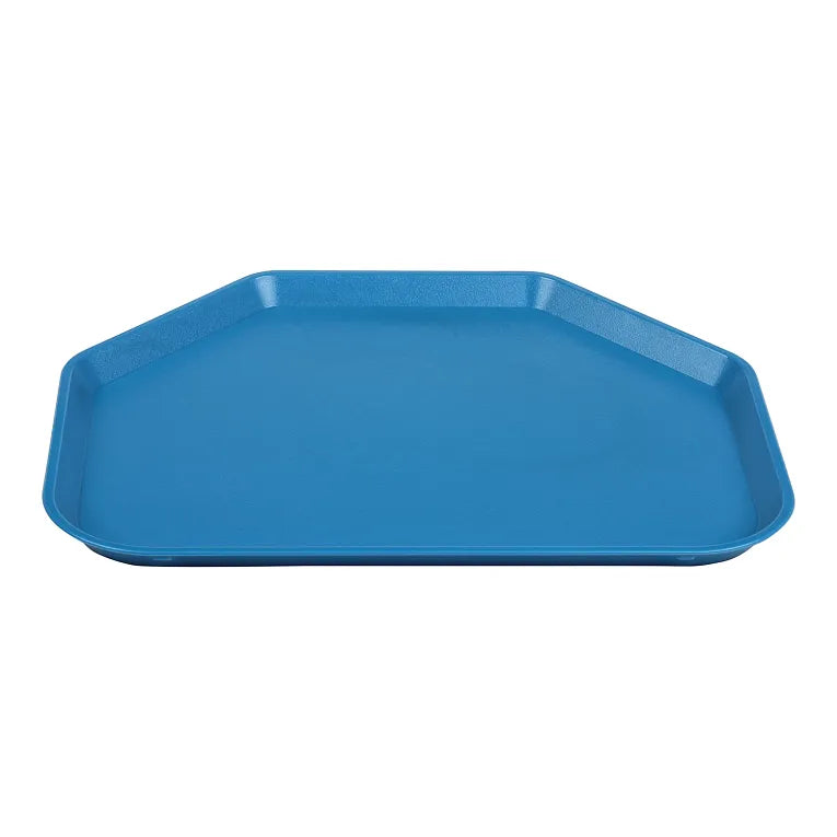 Cambro 1418TRCW168 Camwear® Tray 14" X 18" Trapezoid Blue Blue