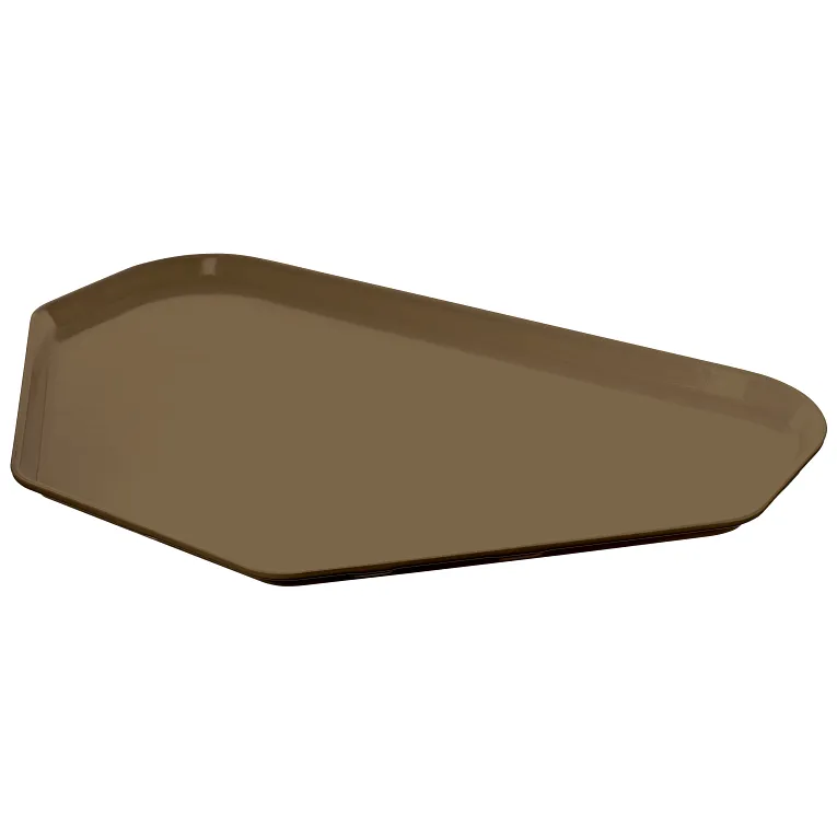Cambro 1422TR513 Camtray® Trapezoid 14" X 22" Bay Leaf Brown
