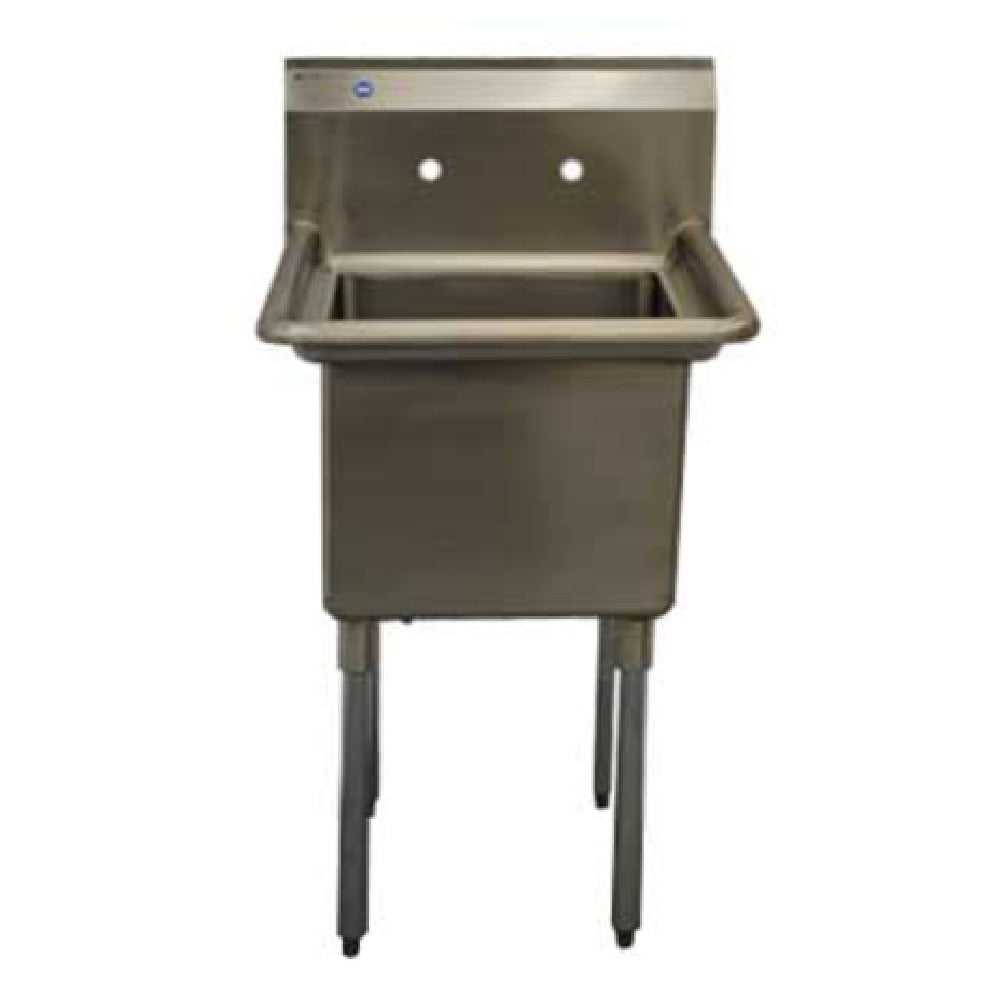 Serv-Ware E1CWP1818-V - Serv-Ware - Sinks - 14" Deep Economy 1 Bowl - 23"W X 23.5"D X 45.5"H