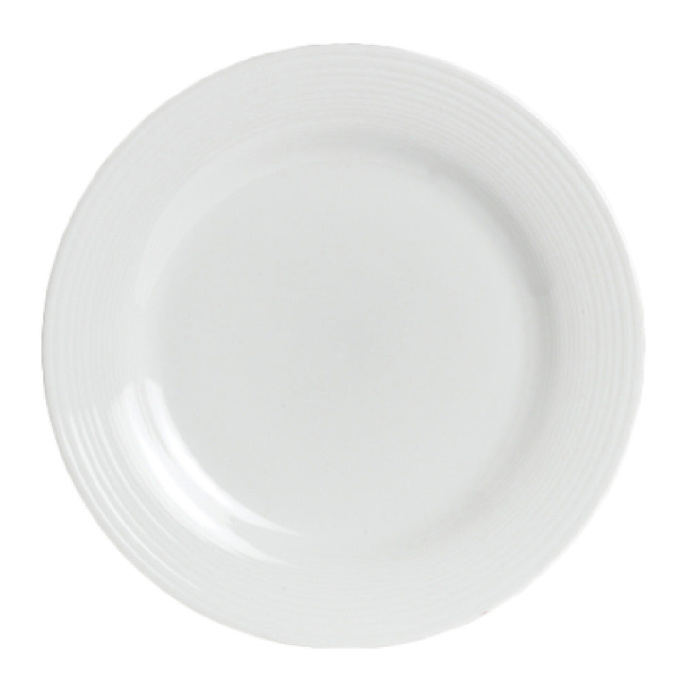 Steelite 6305P602 Dinner Plate 10-5/8" Dia. Wide Rim Porcelain