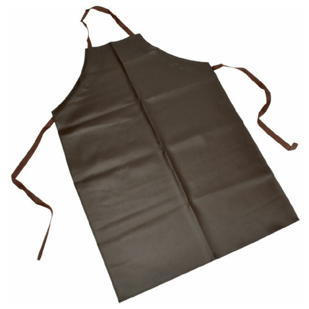 San Jamar 604VBA37BR Apron (25" X 37" Vinyl Brown)