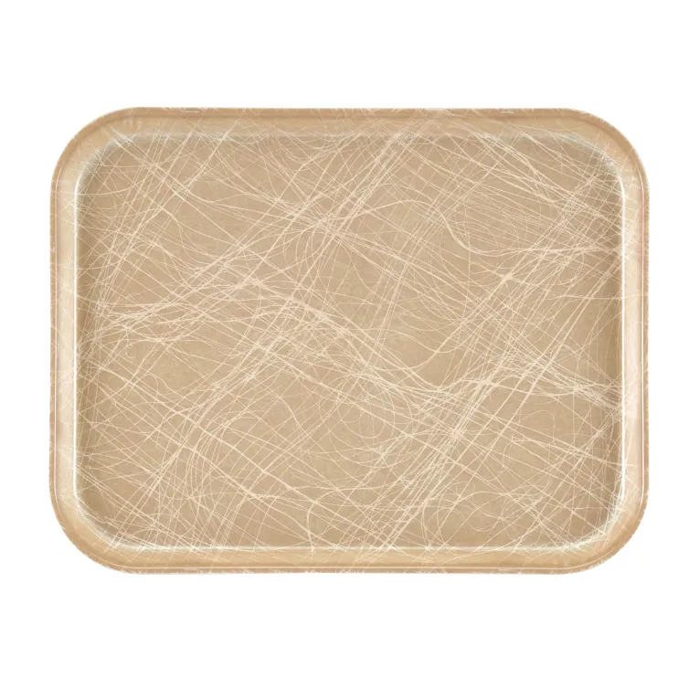 Cambro 1520214 Camtray® Rectangular 15" X 20-1/4" Abstract Tan