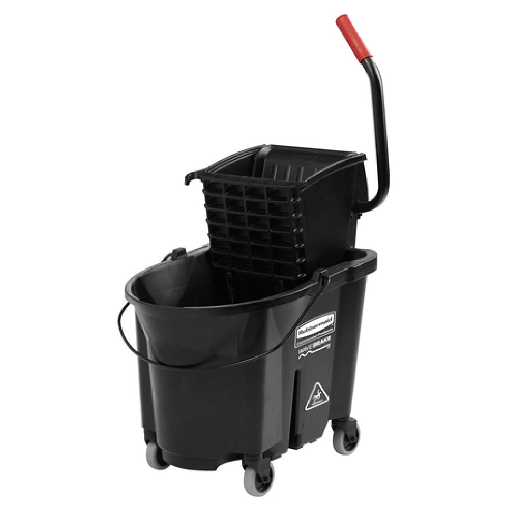 Rubbermaid 1863896 - Executive WaveBrake® Mop Bucket Combo, 35 Qt. Capacity, Side Press Wringer