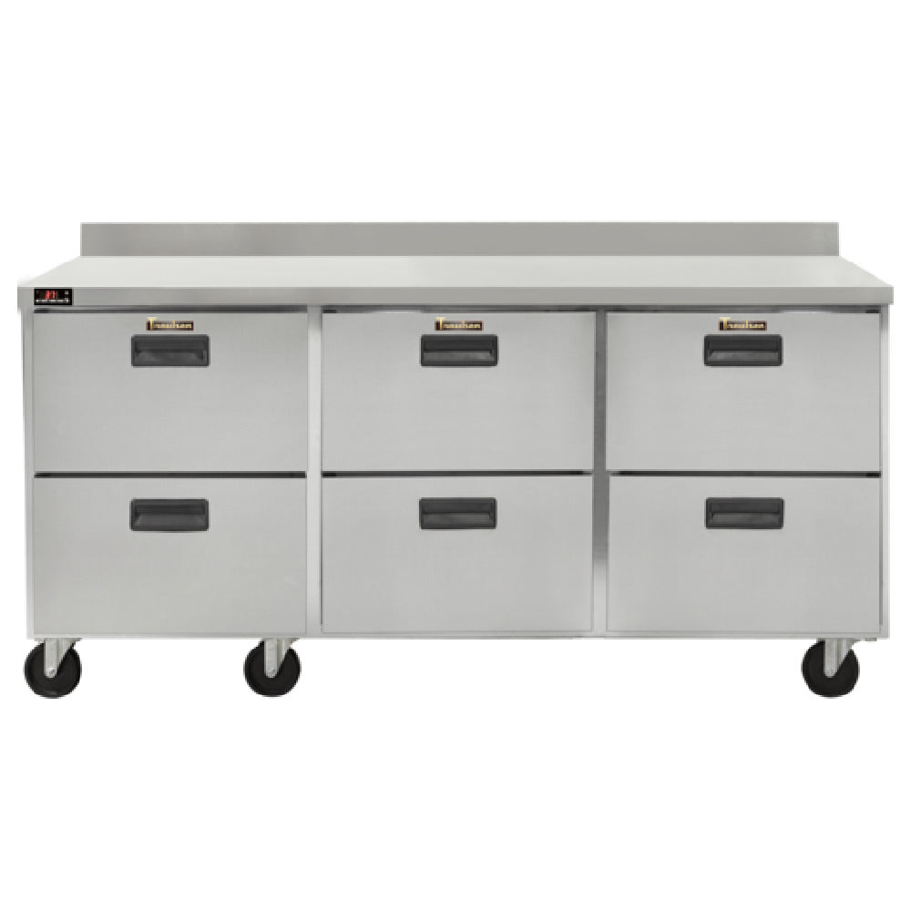 Traulsen CLUC-72R-DW-WT - Dealer's Choice CLUC Series Compact Undercounter Refrigerator With Work Top
