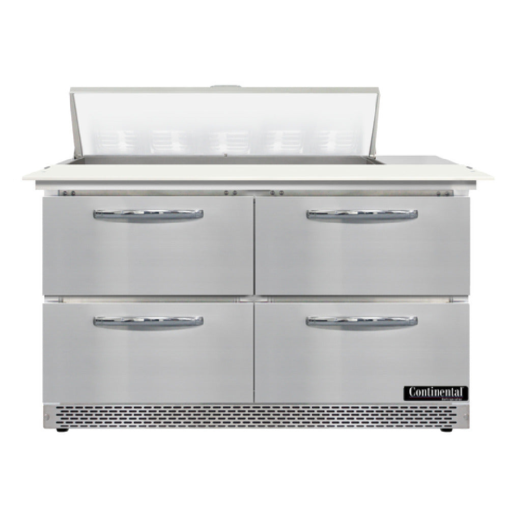 Continental Refrigerator D48N10C-FB-D Designer Line Sandwich Unit Front Breather