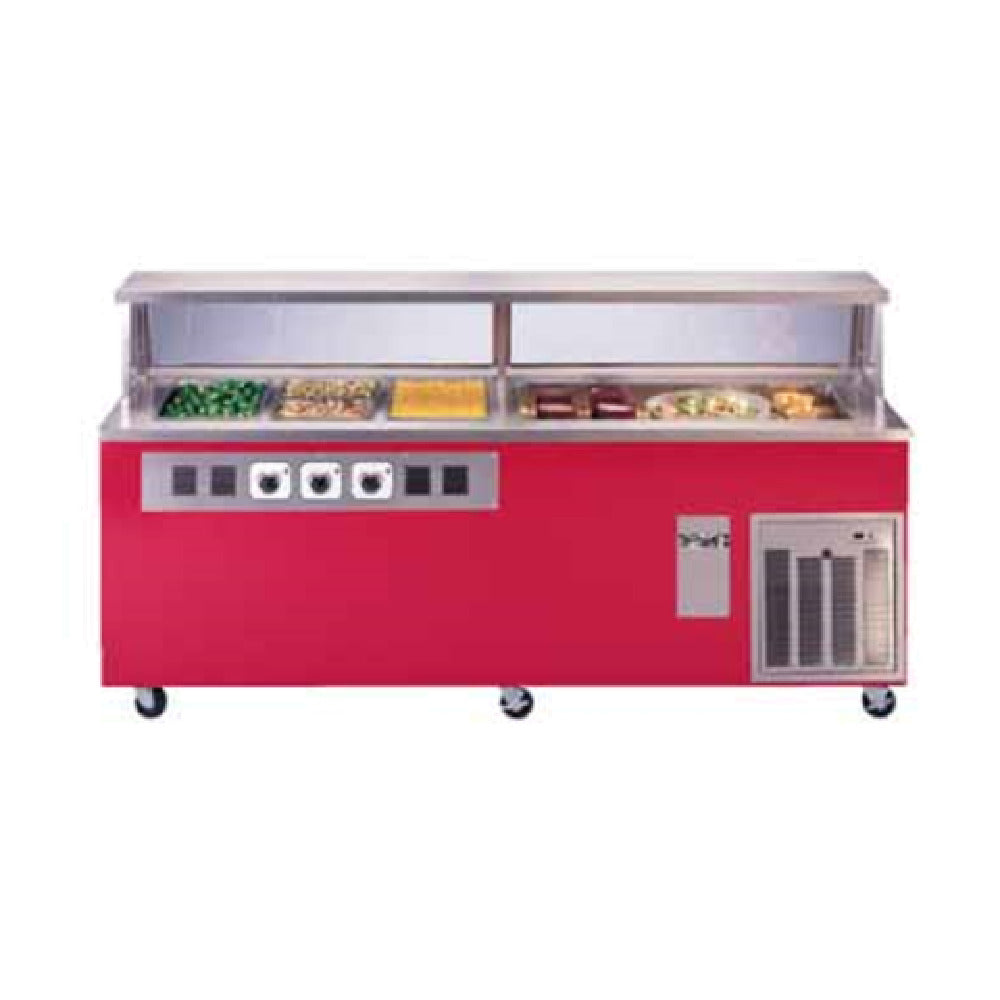Piper Products R3H-3CI - Reflections Serving Counter, Hot & Cold, (3) Hot Wells