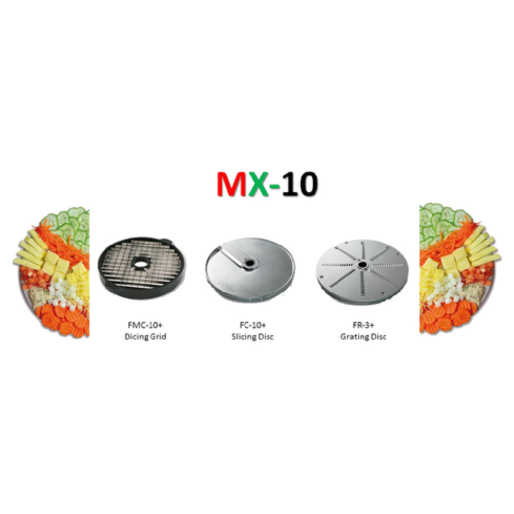 Sammic MX10 (1010476) Disc Package For Vegetable Slicer Includes: 3/8" Dicing Grid (FMC-10D)