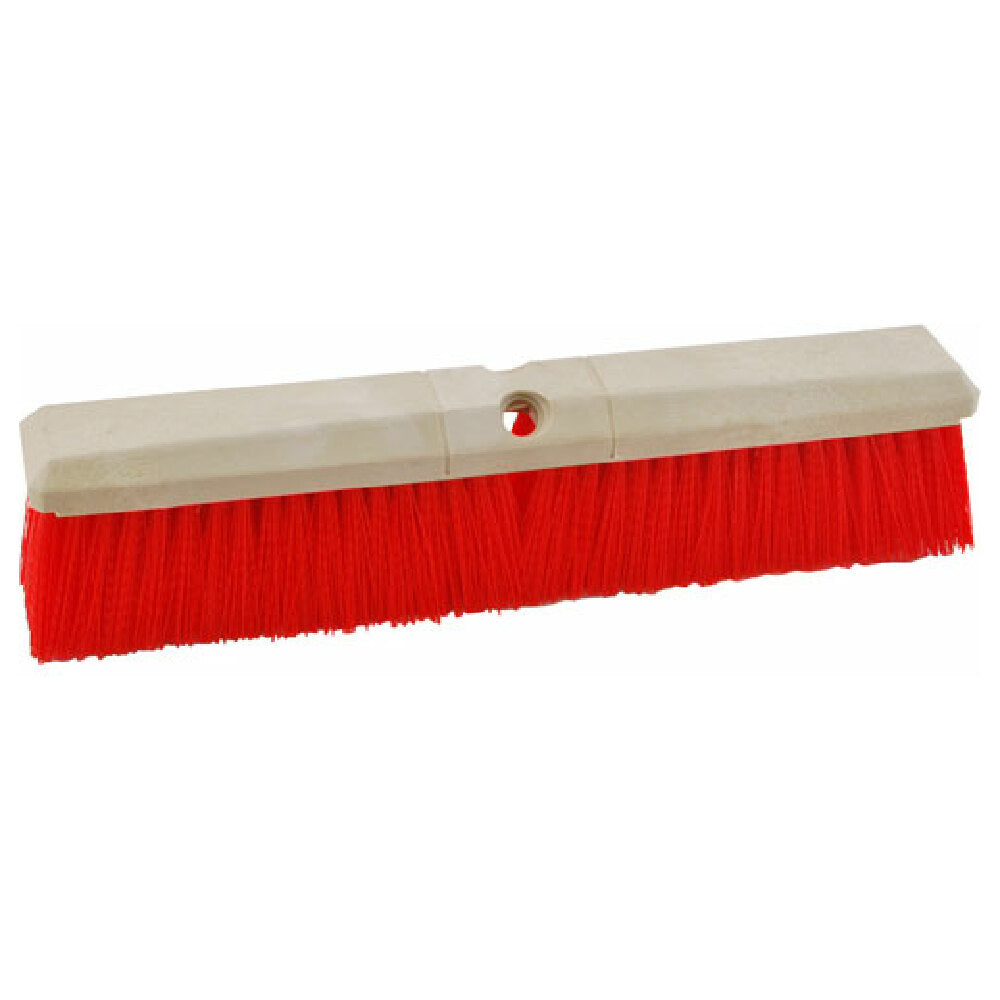Private Label MVR1591072 Broom Head 18" Red Bristle