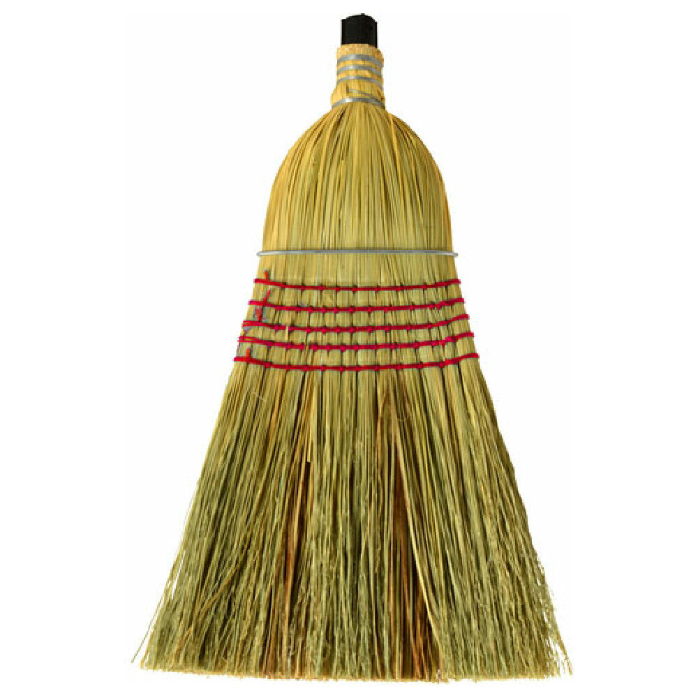 Private Label 940947-RD Broom Head Corn Red Stitching