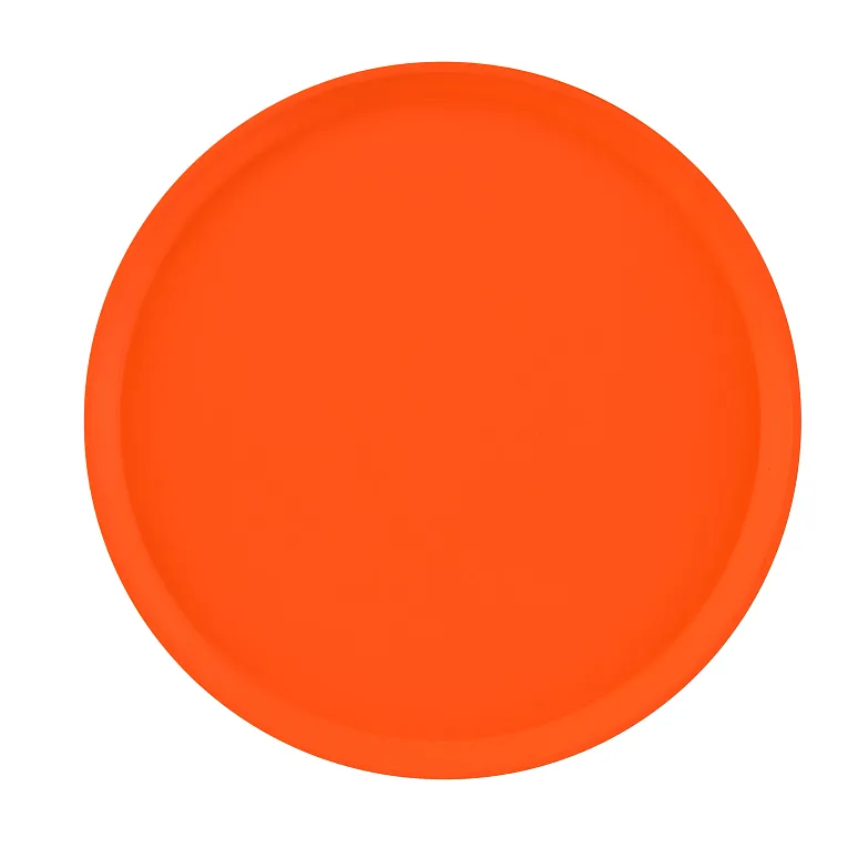 Cambro 1600220 Serving Camtray® Round 16" Dia. Citrus Orange