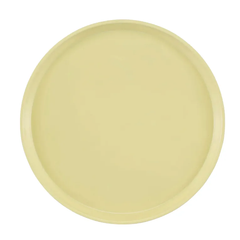 Cambro 1600536 Serving Camtray® Round 16" Dia. Lemon Chiffon