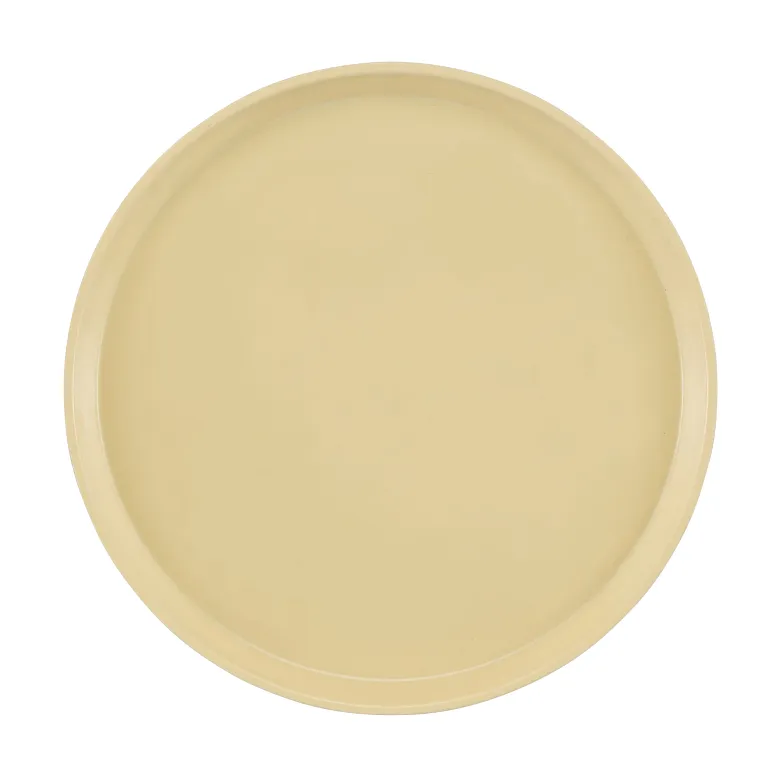 Cambro 1600537 Serving Camtray® Round 16" Dia. Cameo Yellow