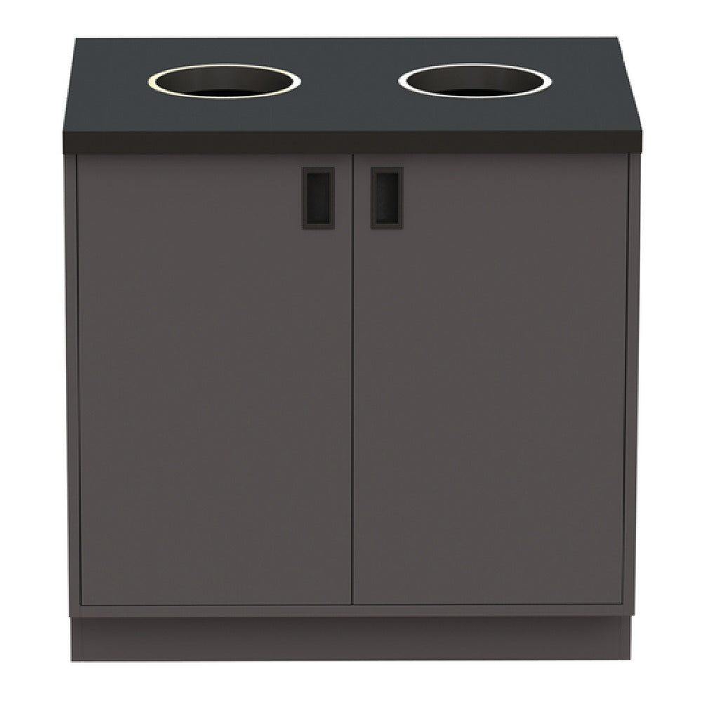 Hubert 89852 - Expressly Hubert® Micro Market Trash Bin, 36"W X 26 3/4"D X 36"H