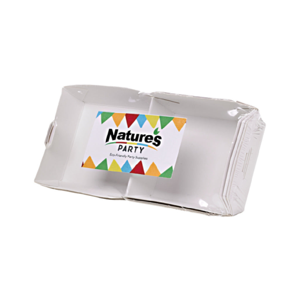 PacknWood 8NPEATBURG80 - Mini Cardboard Burger Box, 3.54"W X 3.54"D, Square