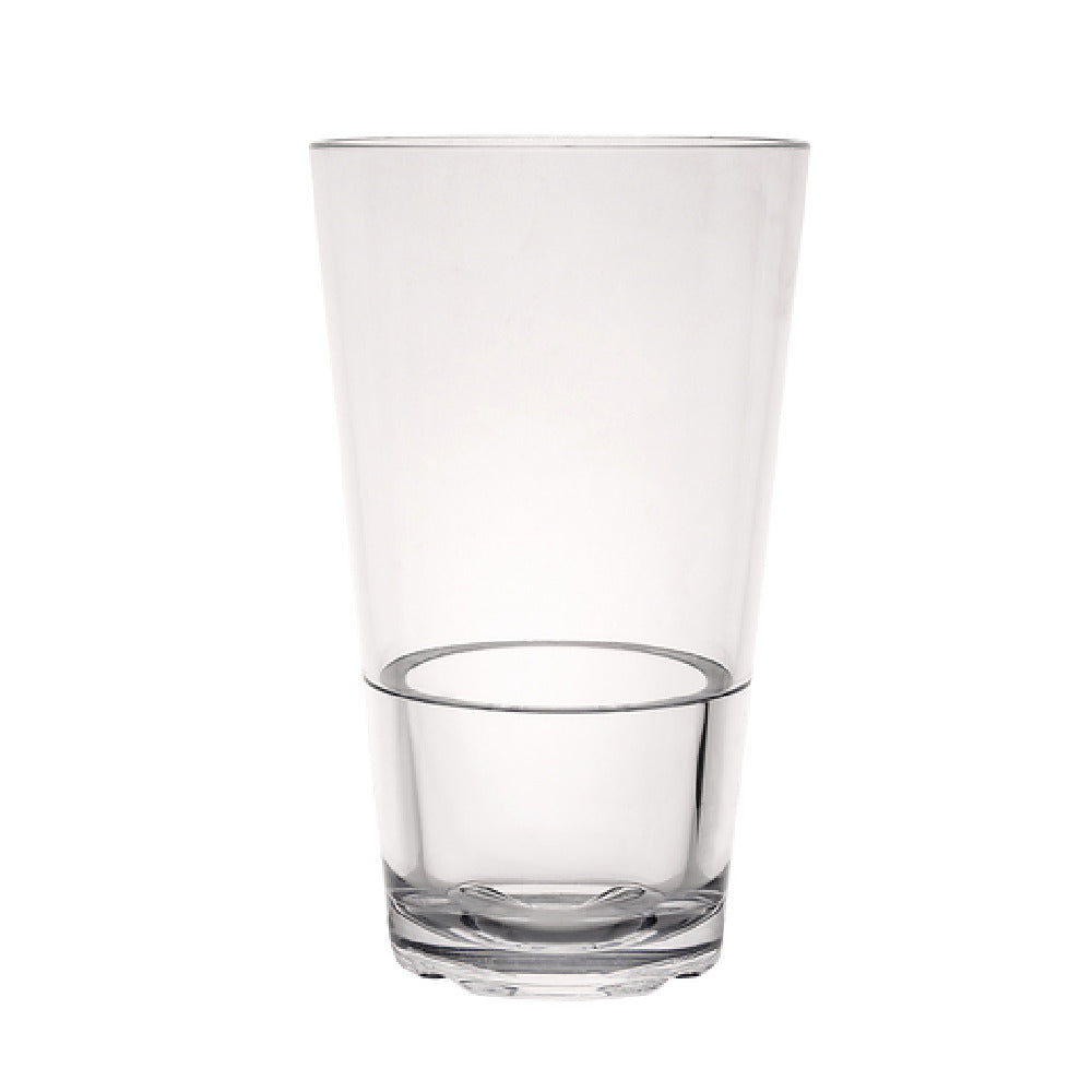 Steelite 7029DR022 Pint Glass 16 Oz. (H 5-7/8" M 3-1/2" T 3-1/2" B 2-3/8") Polycrystal®