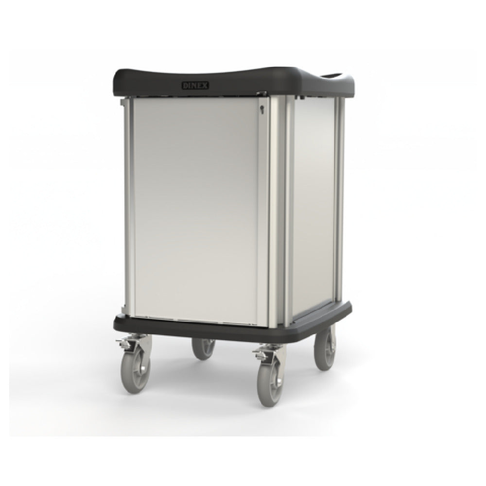 Dinex DXPPH12SS PHANTOM® Meal Delivery Cart 12 Tray Self-latching Door