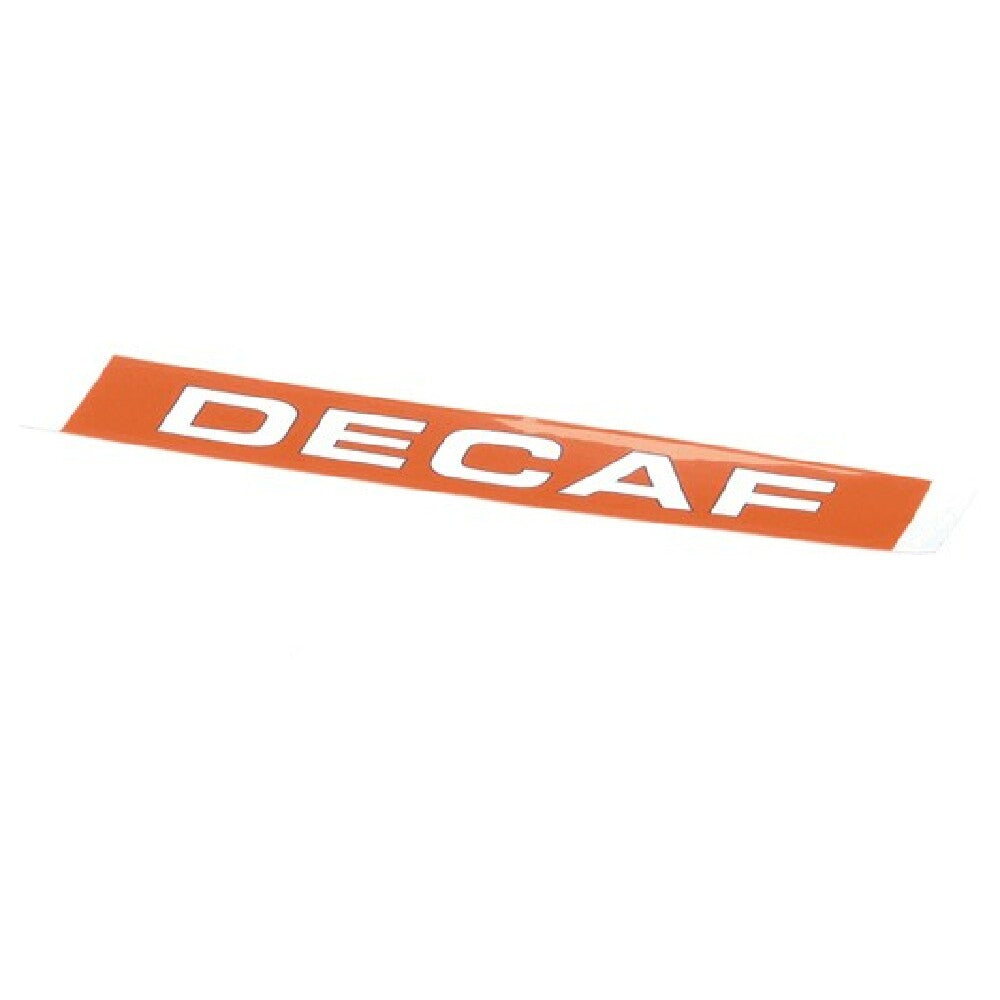 Curtis WC-38281 Label Decaf Orange