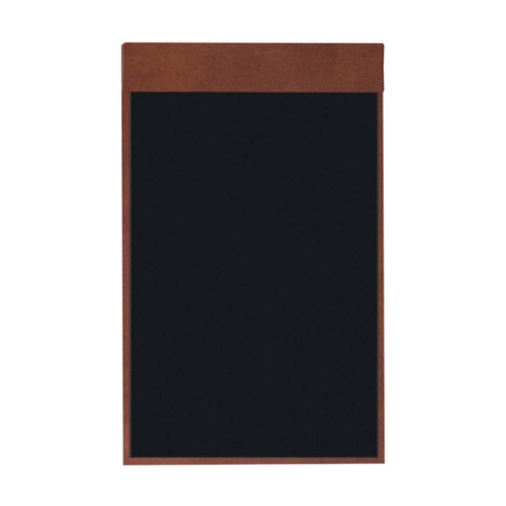 Risch MMB-LTH 8.5X14 Tuxedo Leather Bonded Leather Magnetic Menu Board (specify Color)