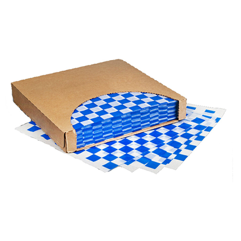 AllPoints 18643 Bl/wh Checked Deli Paper 5 000/cs