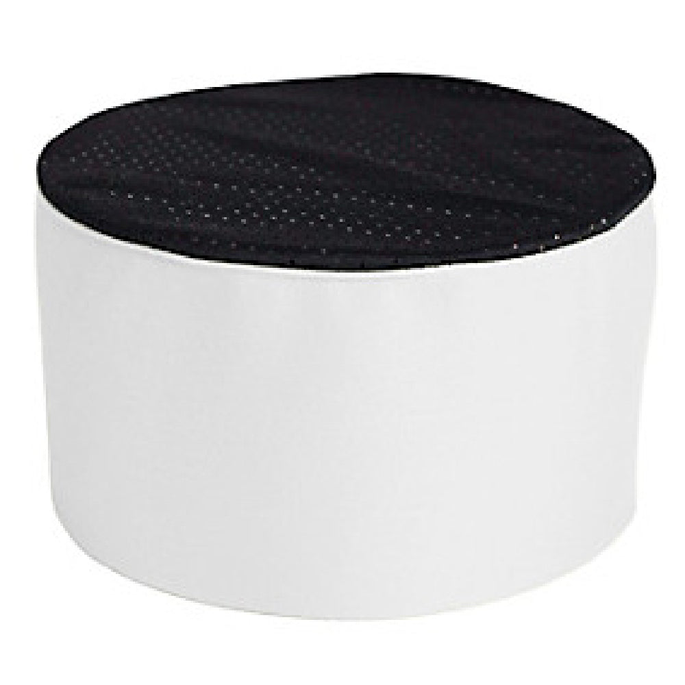 KNG 1880WHBK Kng Chef Hat Skull Cap Mesh White