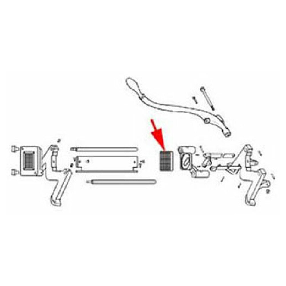 Vollrath/Idea-Medalie 45753-1 Block Pusher (7/16")