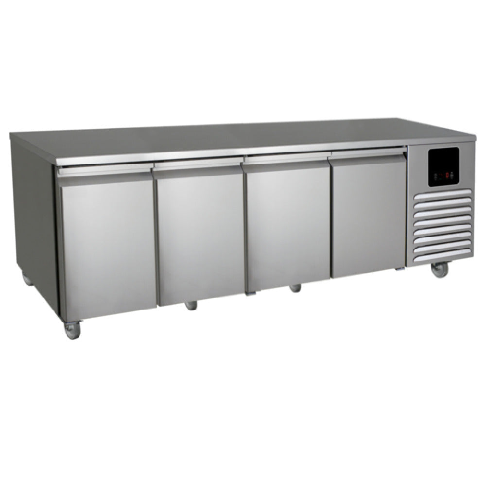 QualServ (Middleby) UCFZ588-SS61A - Undercounter Freezer, Reach-in, Four-sections