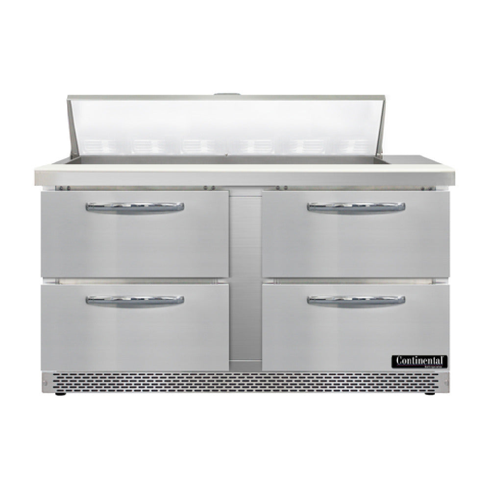 Continental Refrigerator D60N12-FB-D Designer Line Sandwich Unit Front Breather