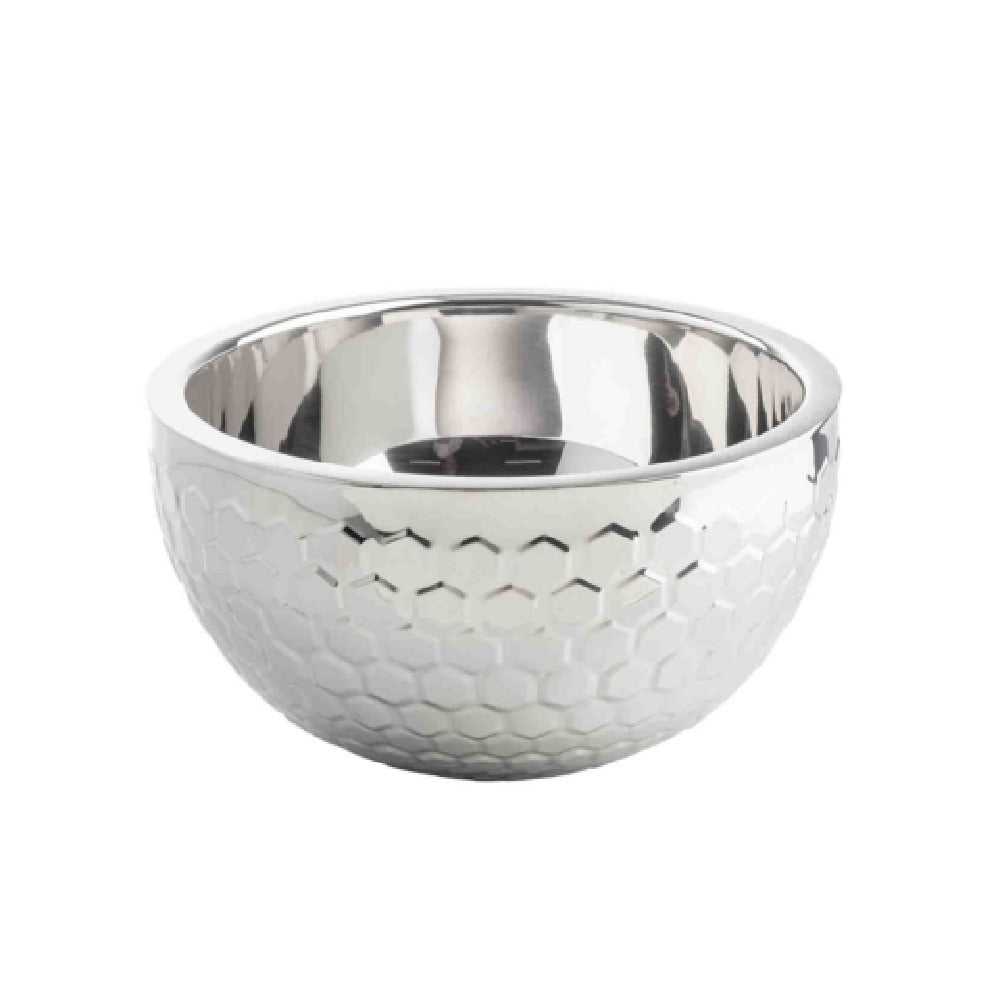 TableCraft Products 12838 - Hive Collection Double Wall Bowl, Round, 5 Qt.