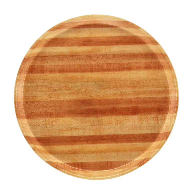 Cambro 1950303 Serving Camtray® Round 19-1/2" Dia. Light Butcher Block