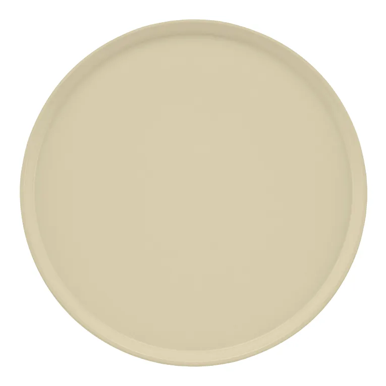 Cambro 1950537 Serving Camtray® Round 19-1/2" Dia. Cameo Yellow