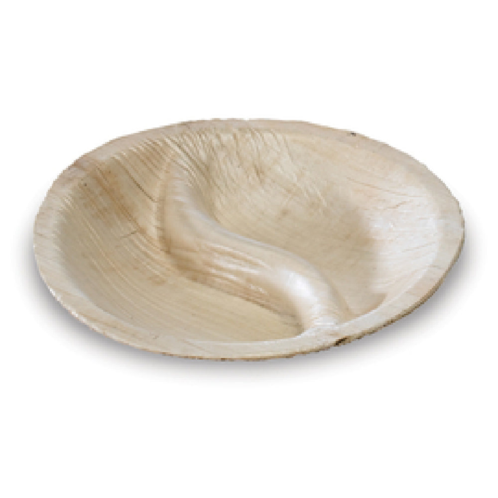 PacknWood 210BBA92C - Areca Palmying Dish, 1.2 Oz. 3.5" Dia. X 0.8"H, Yin Yang Shaped